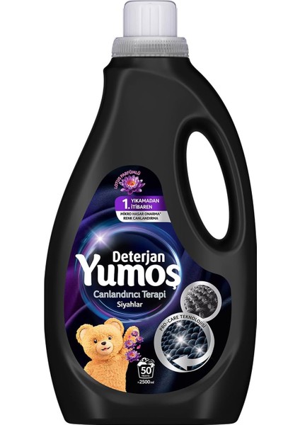 Yumoş Sıvı Bakım Deterjanı Siyah 50 Yıkama 2500 ml