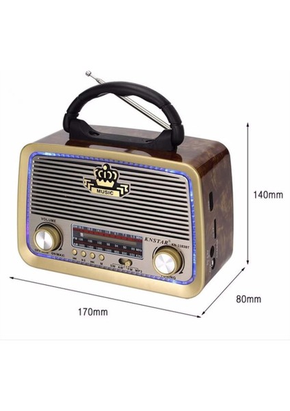 Bluetooh Nostaji Radyo Speaker fiyatları