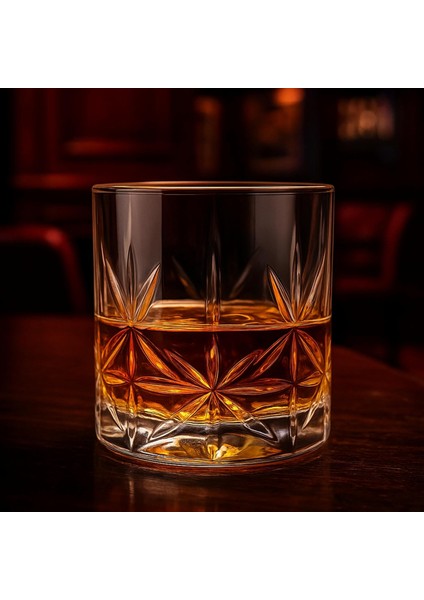 330 cc Paris Serisi Büyük Kadeh Cam Viski Bardağı Tekli
