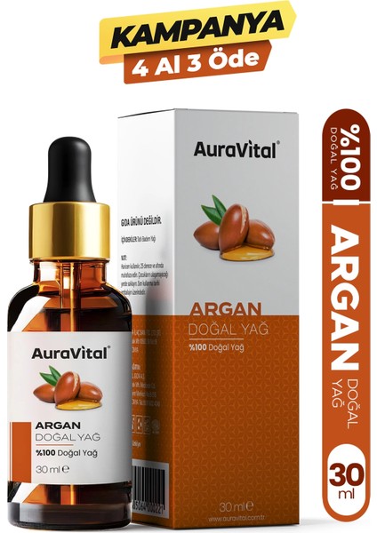 Argan Yağı 30 ml %100 Saf ve Doğal