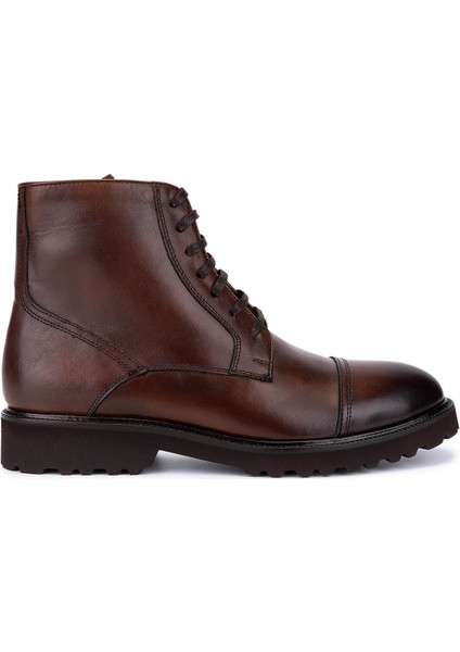 Erkek Hakiki Deri Kahverengi Casual Bot 1170 480 Erk Bot SK25-26 Kahve Spr