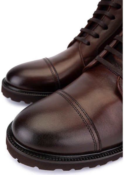 Erkek Hakiki Deri Kahverengi Casual Bot 1170 480 Erk Bot SK25-26 Kahve Spr modelleri