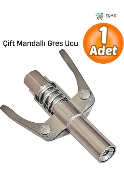 Çift Mandallı Gres Pompası Ucu 10.000 Psı