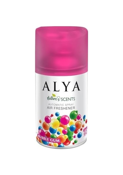 Alya Nature's Scents Bubble Gum Oda Kokusu Yedek Makine Spreyi 250 ml fiyatları