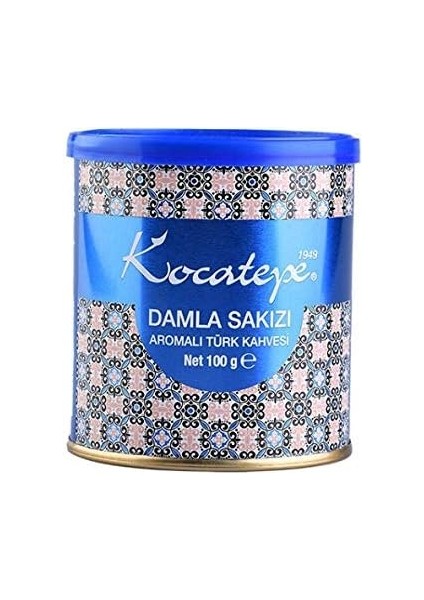 Kocatepe Damla Sakızlı Türk Kahvesi Teneke 100G