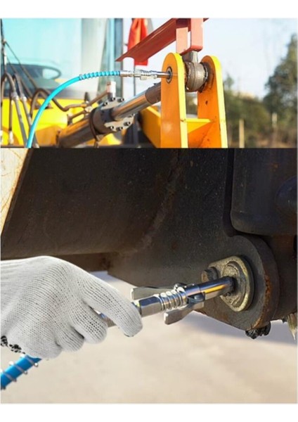 Çift Mandallı Gres Pompası Ucu 10.000 Psı