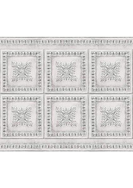 BHF2769 Krem Teneke Peel & Stick Backsplash, Metalik modelleri