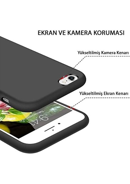 Ggm Aksesuar 6 / 6s ile Uyumlu Içi Kadife Dışı Mat Yapıya Sahip Koruma Sağlayan Lansman Silikon Kılıf (Siyah) fiyatları