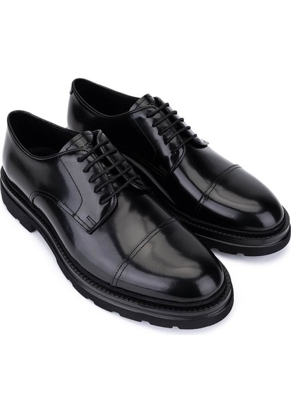 Erkek Hakiki Deri Siyah Açma Klasik Ayakkabı 205 6155 Erk Ayk SK25-26 Sıyah Acma fiyatları