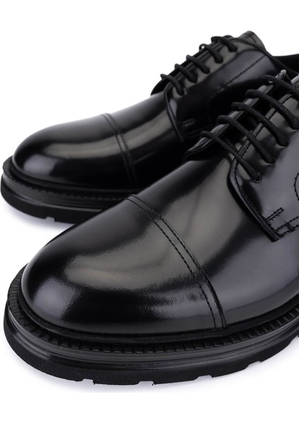 Erkek Hakiki Deri Siyah Açma Klasik Ayakkabı 205 6155 Erk Ayk SK25-26 Sıyah Acma modelleri