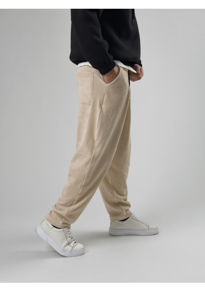 Bej Pileli Erkek Yarım Şalvar COC2558 fırsatları