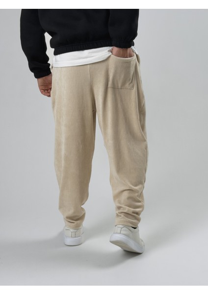 Bej Pileli Erkek Yarım Şalvar COC2558 indirimleri