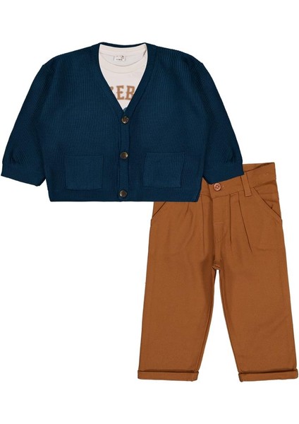 V Yaka Hırka 3'lü Set 6-18 Ay Takım fırsatları