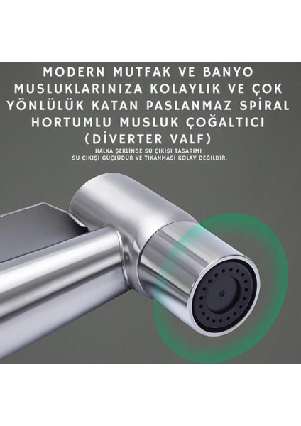 Paslanmaz Çelik Sprial Hortum Tuvalet Musluk Seti Taharet Musluğu El Tuvalet Sprey Tabancası fırsatları