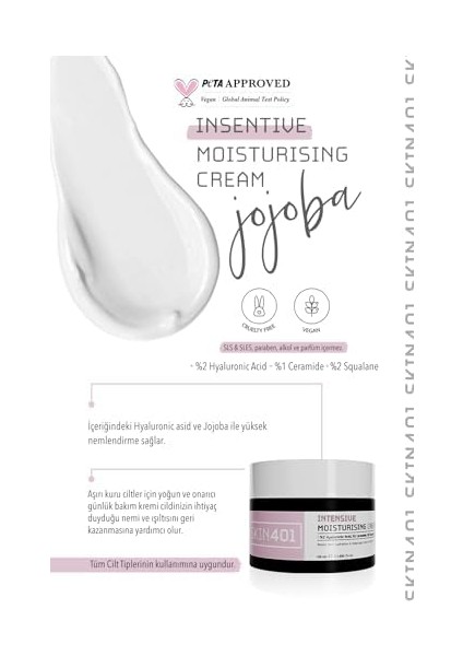 SKIN401 Yoğun Nemlendirici Bariyer Güçlendirici Onarıcı Bakım Kremi 50ML modelleri