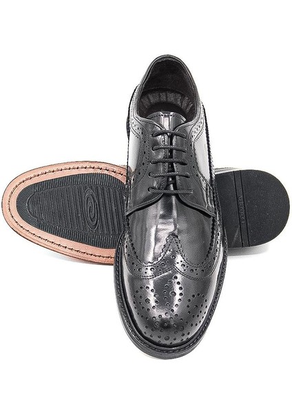 Kösele 906 Erkek Klasik Ayakkabı - Siyah Rugan fırsatları