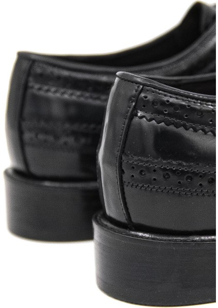 Kösele 906 Erkek Klasik Ayakkabı - Siyah Rugan indirimleri