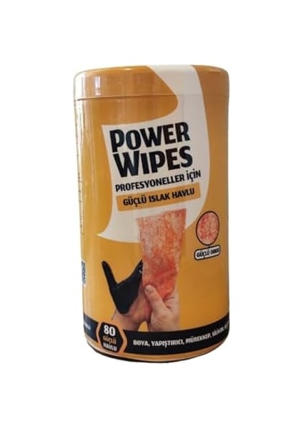 Power Wipes Profesyoneller Için Güçlü Islak Havlu