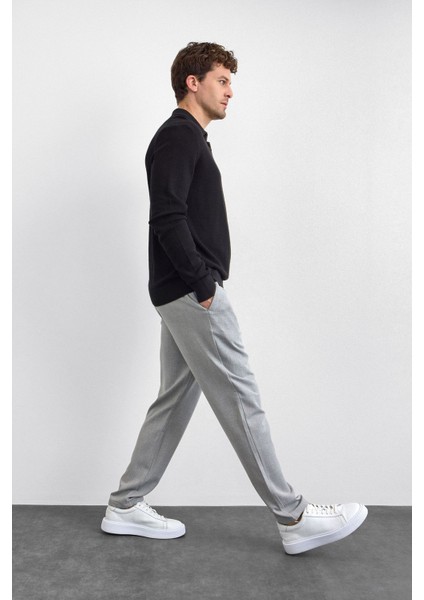 Pamuklu Regular Fit Triko Polo Yaka Kazak Erkek Polo Yaka Kazak B35W40029 102 indirimleri