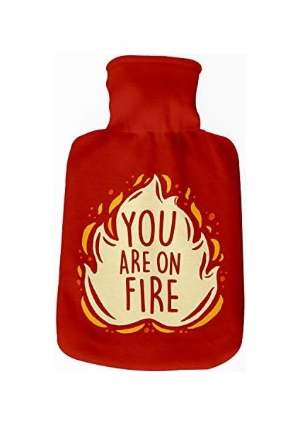 Hediyesepeti Kız Arkadaşa Hediye Esprili Sıcak Su Torbası - Tasarım Kılıflı Termofor - El Ayak Isıtıcı