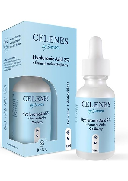 Celenes Hyaluronic Acid 2% + Ferment Active Gojiberry Yüz Serumu modelleri
