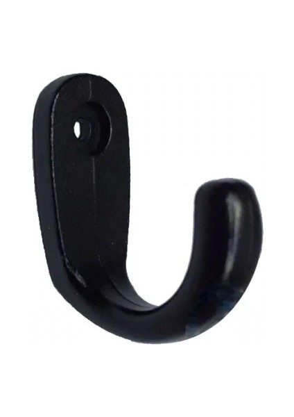 Eco Lounge Büyük Tekli Fincan Askı, Dekor Askısı - Siyah, 100 Adet, 12X23X30 mm