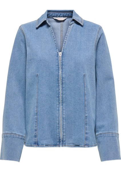 Önü Fermuarlı Bayan Gömlek 15360446 modelleri