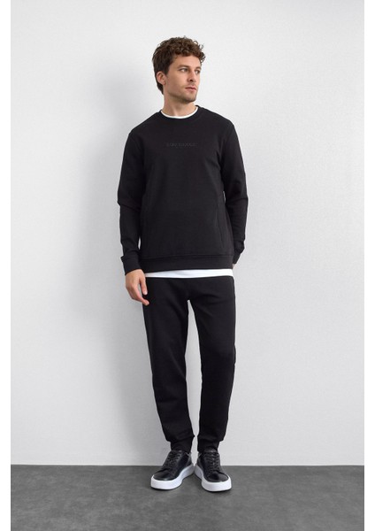 Pamuklu Regular Fit Bisiklet Yaka Cepli Sweat Erkek Sweat B35W12031 102 modelleri