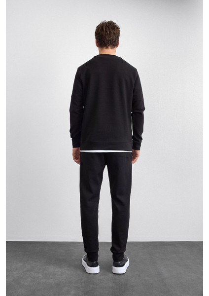 Pamuklu Regular Fit Bisiklet Yaka Cepli Sweat Erkek Sweat B35W12031 102