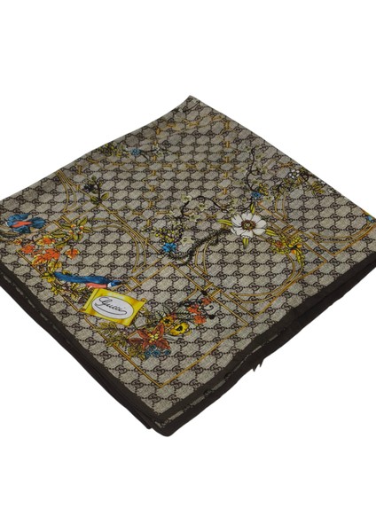 Vual Ipek Şal Çiçekli G Baskılı Kahverengi modelleri