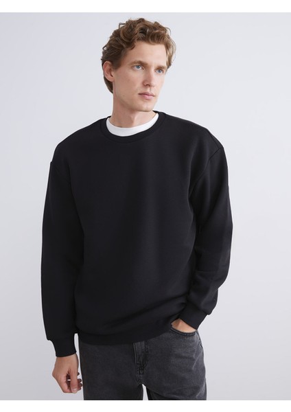 Yeni Sezon Bisiklet Yaka Erkek Sweatshirt