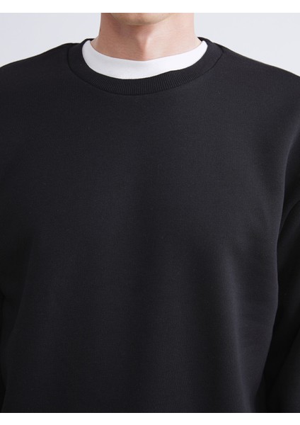 Yeni Sezon Bisiklet Yaka Erkek Sweatshirt modelleri