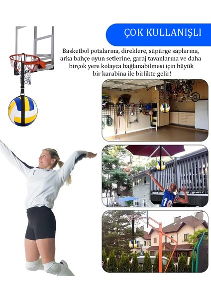 Voleybol Smaç Aparatı Smaç Eğitim Sistemi Voleybol Smaç Antrenman Seti Voleybol Topu Askı Seti modelleri