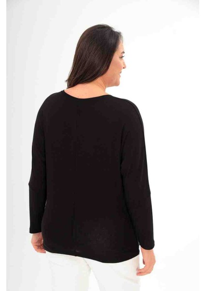 Yarasa Kollu Taşlı Bluz modelleri