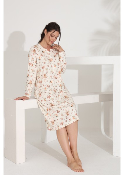 %100 Pamuk Uzun Kol Kadın Elbise 91225 fiyatları