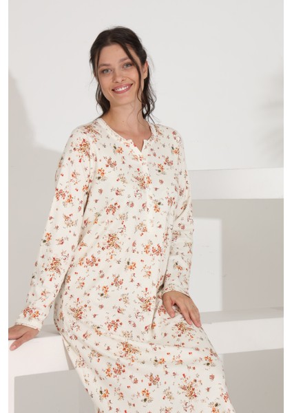 %100 Pamuk Uzun Kol Kadın Elbise 91225 modelleri