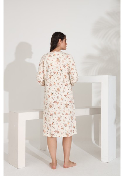 %100 Pamuk Uzun Kol Kadın Elbise 91225 fırsatları