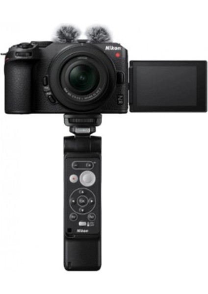 Nıkon Z 30 Vlogger Kit Aynasız Fotoğraf Makinesi Siyah