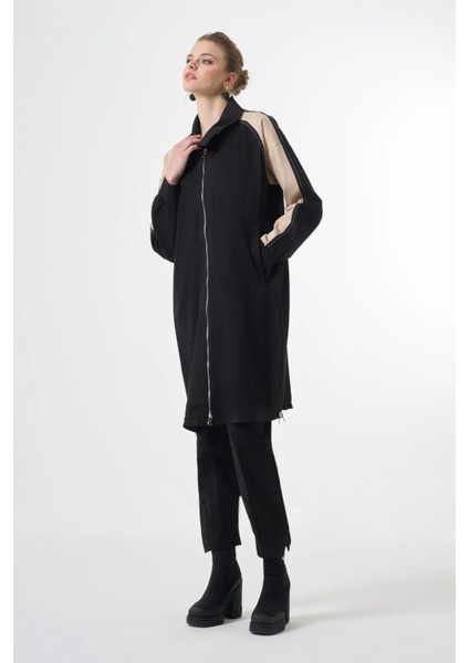 Fermuar Detaylı Pantolon 38102 Siyah