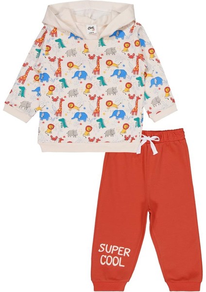 Safari Baskılı 2'li Set 6-18 Ay Takım indirimleri