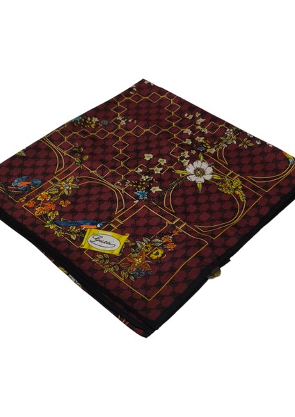 Vual Ipek Şal Çiçekli G Baskılı Bordo fiyatları