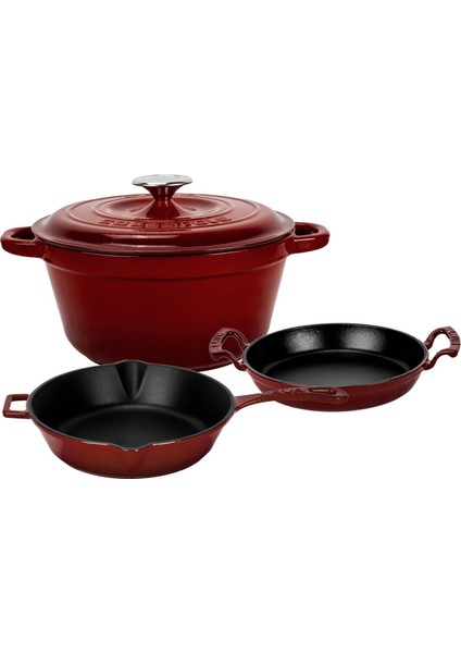 Bordo Döküm Set – Şıklıkta ve Lezzette Döküm Farkı