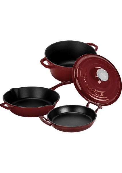 Bordo Döküm Set – Şıklıkta ve Lezzette Döküm Farkı fiyatları