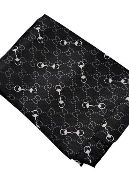 Vual Ipek Şal G Baskılı Siyah