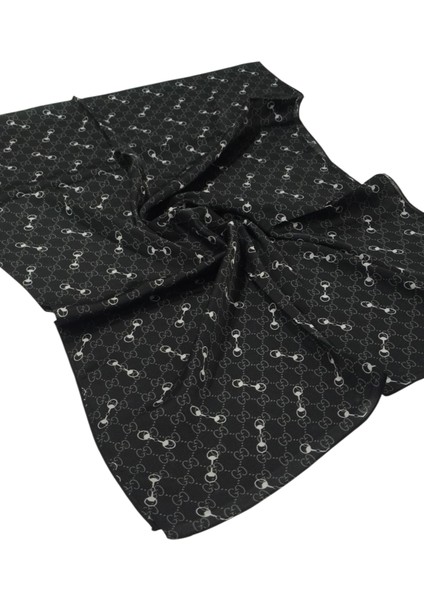 Vual Ipek Şal G Baskılı Siyah modelleri