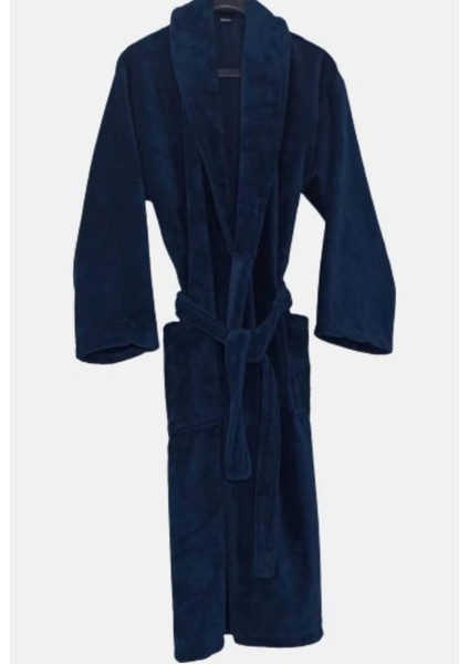 Lüks Lacivert Erkek Bornoz