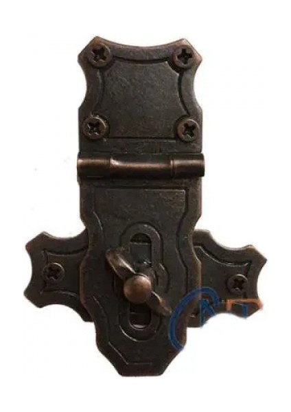 Eco Lounge Dekoratif Anahtarlı Sandık Askısı - 40X55MM, Oksit, 1 Adet