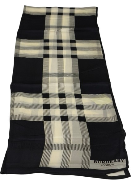 Vual Ipek Şal Siyah Krem