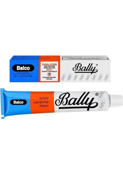 Bally Çok Amaçlı Bally Tüp Yapıştırıcı Deri Kösele Lastik Kumaş Kağıt Tahta Cam 50 gr