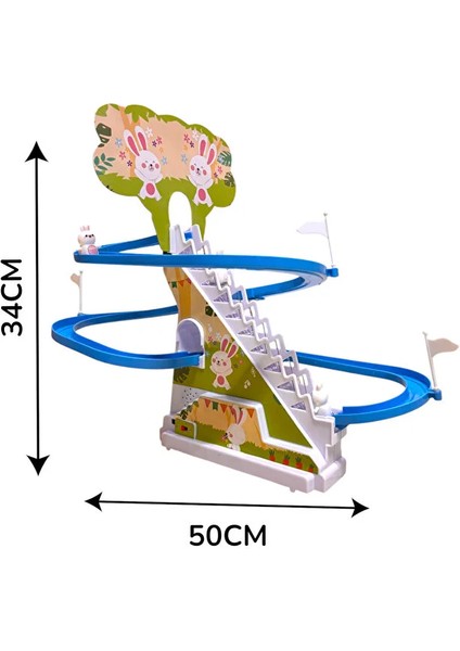 Büyük Boy Dön Dolaş Tavşan Sesli, Işıklı, Pilli ve Şarjlı Kullanım 3 Adet Tavşanlı Dön Dolaş Rabbıt fırsatları
